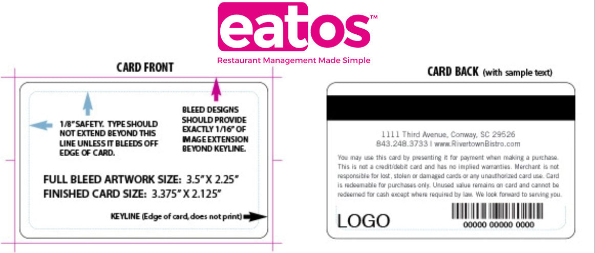 eatOS: Custom Gift Cards